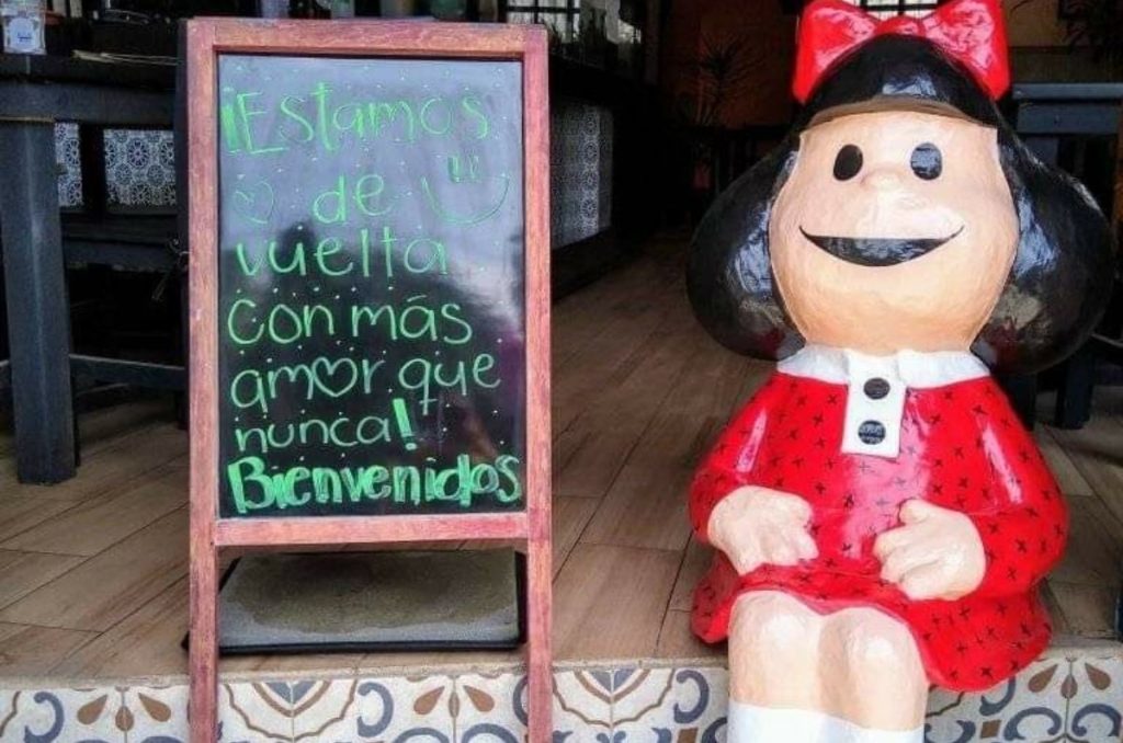 ¡Pero qué hermosura! Así es el restaurante inspirado en Mafalda en CDMX