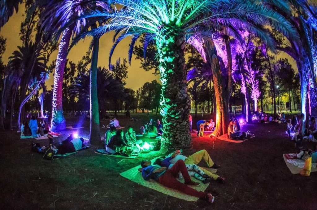 picnic nocturno navideño en Aragón