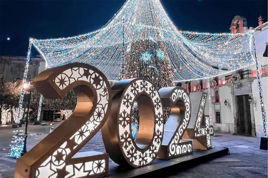 El centro histórico de Querétaro y sus hermosos spots para la perfecta foto de Navidad. 