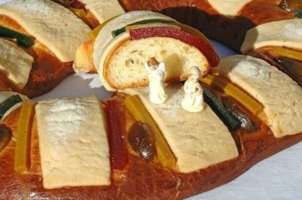 Rosca de reyes tradicional de México