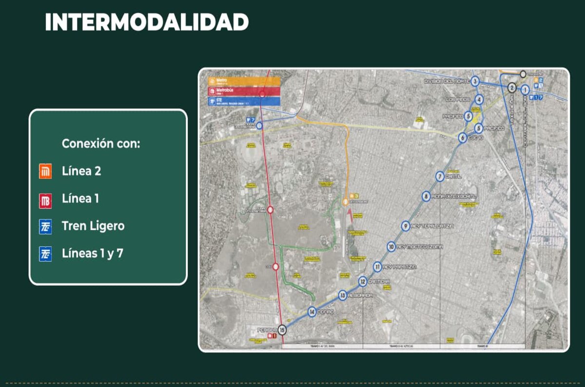 Línea 12 Trolebús ruta