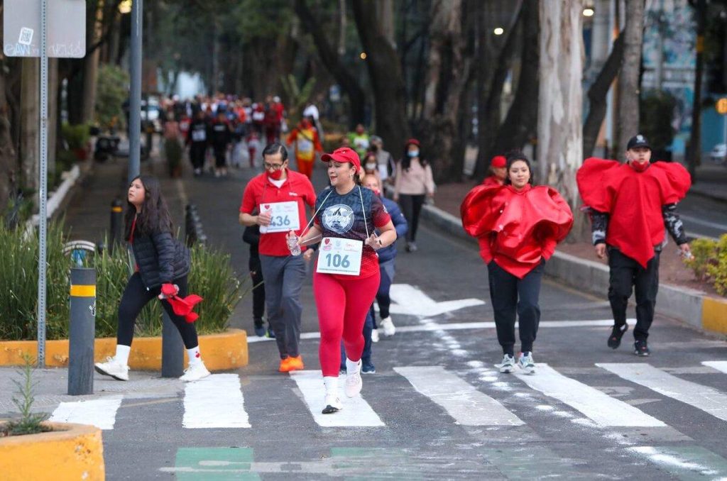 Carrera 2024 del Amor y la Amistad en la Alcaldía Cuauhtémoc