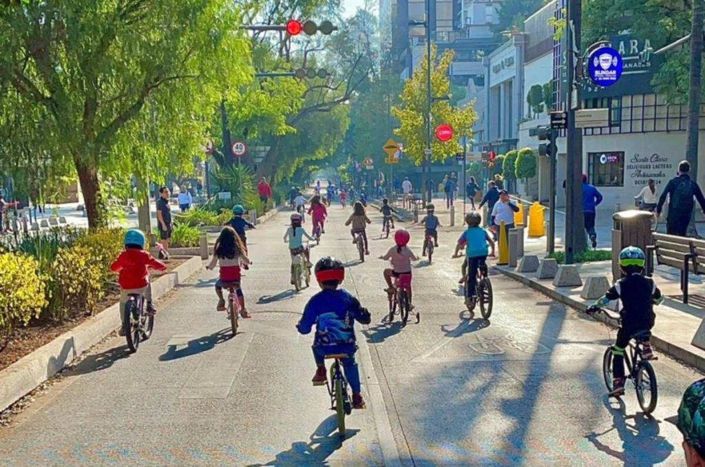 Carrea ciclista infanti en CDMX