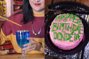 Happee Birthdae en Diagon Café: pociones, pastel de Harry Potter y más