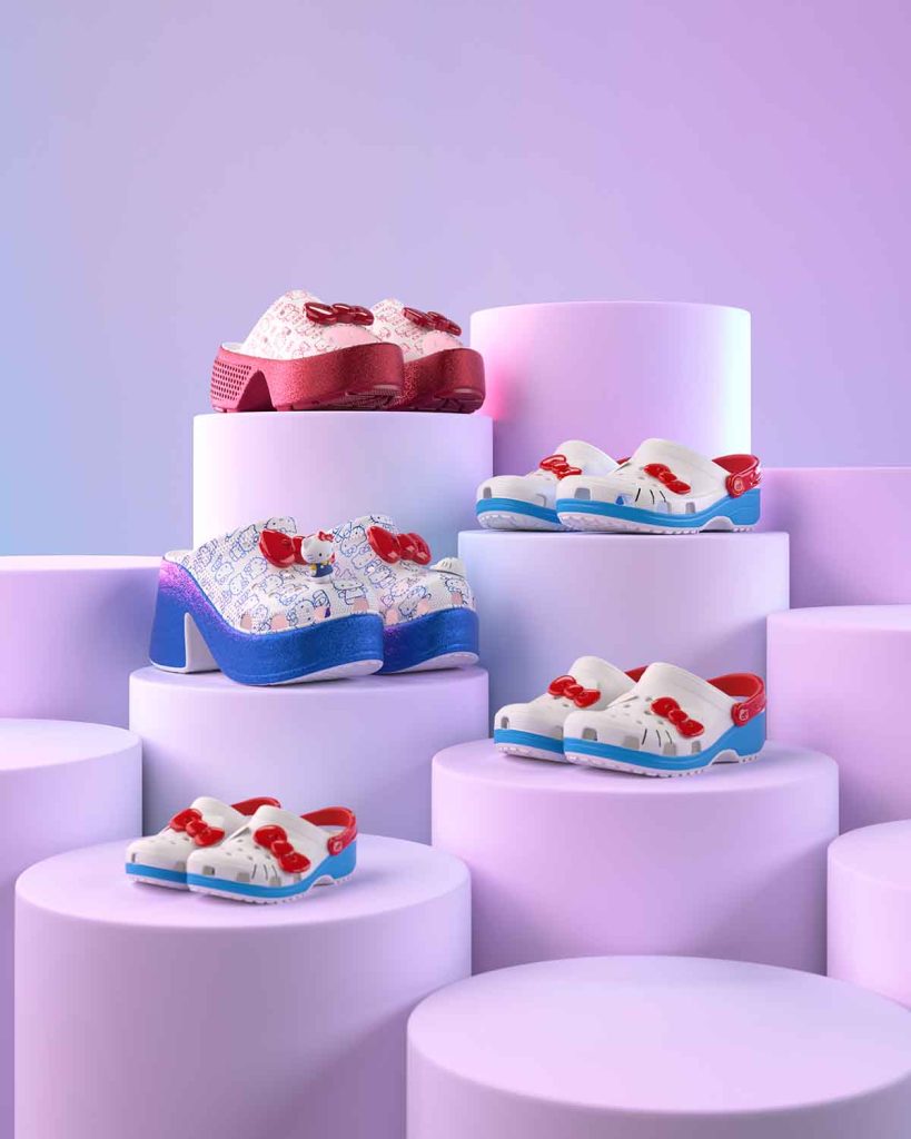 Crocs x Hello Kitty, la colección de 50 aniversario