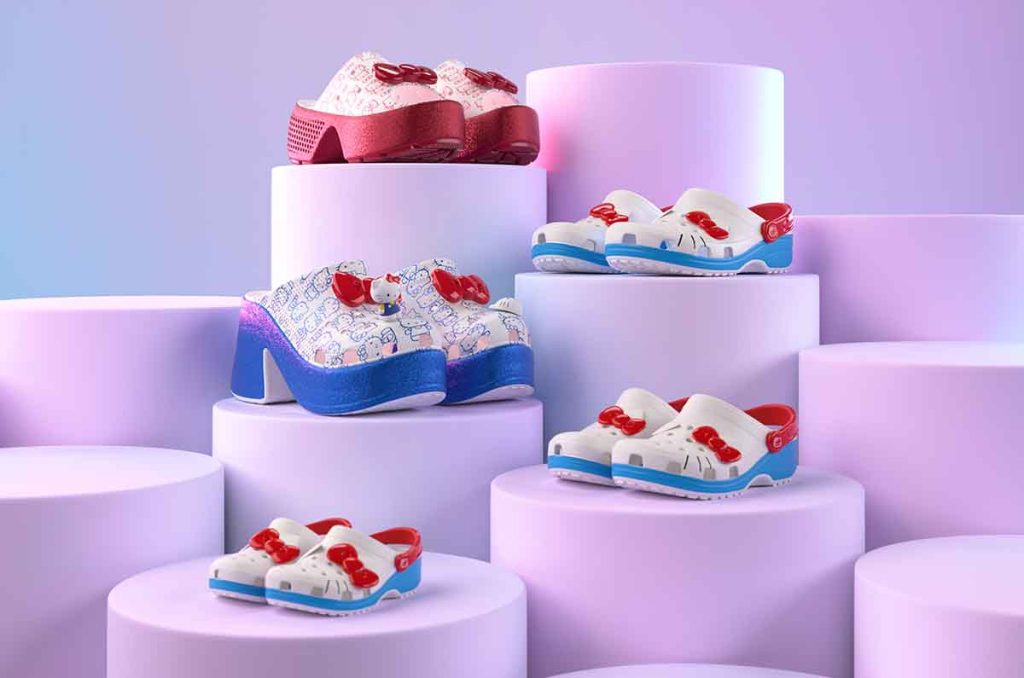 Crocs x Hello Kitty, la colección de 50 aniversario