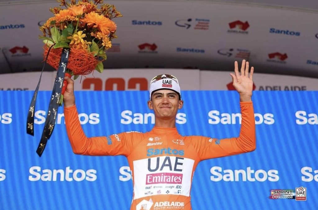 Isaac del Toror gana tercer lugar general en el Tour Down Under de Australia