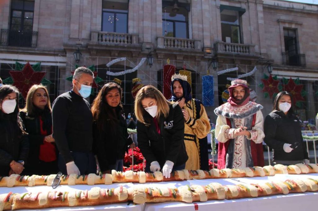 mega rosca de reyes en Tlalpan