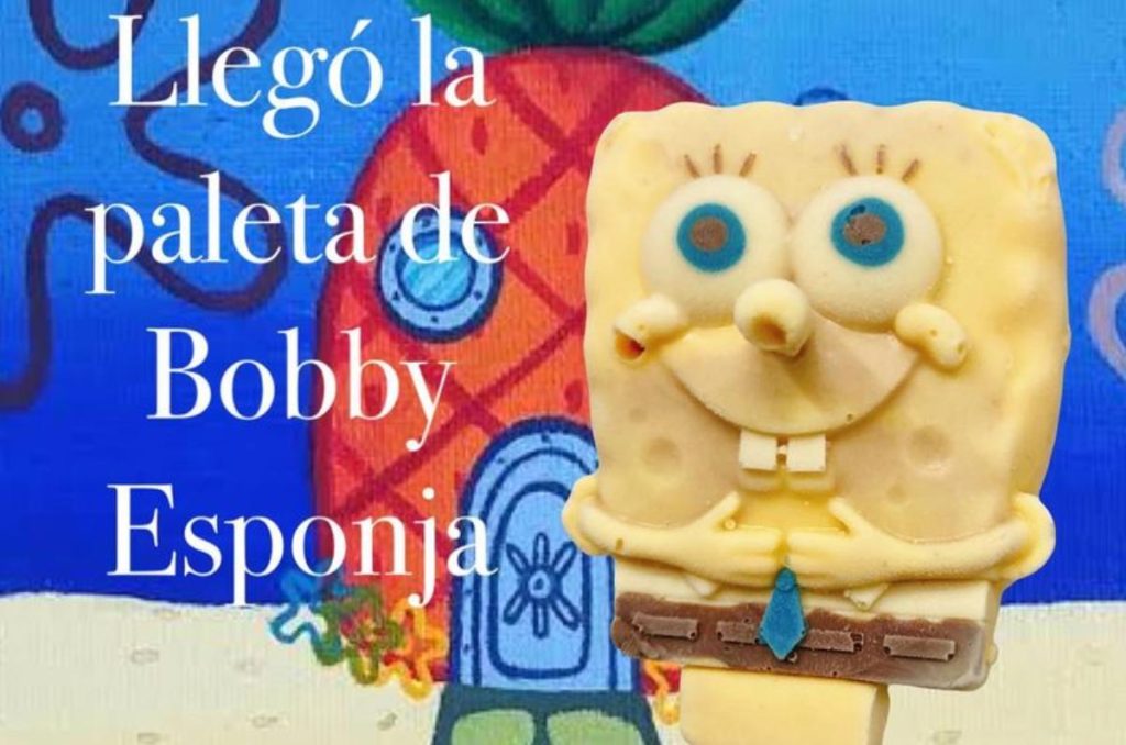 Bobby Esponja, la paleta de hielo inspirada en Fondo de Bikini