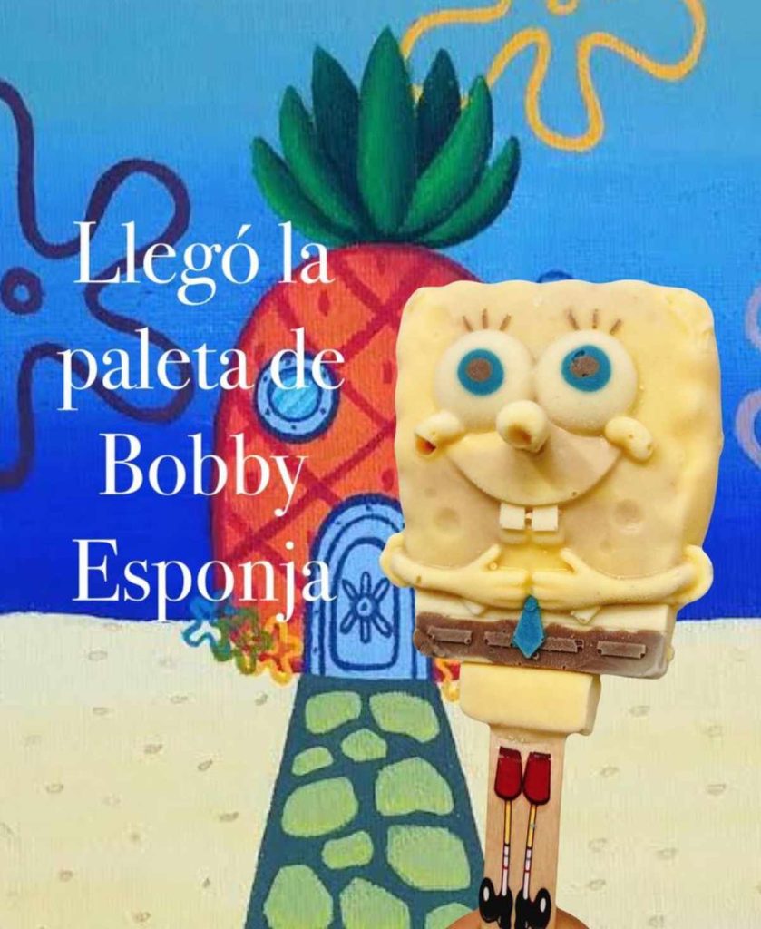 Bobby Esponja, la paleta de hielo inspirada en Fondo de Bikini 
