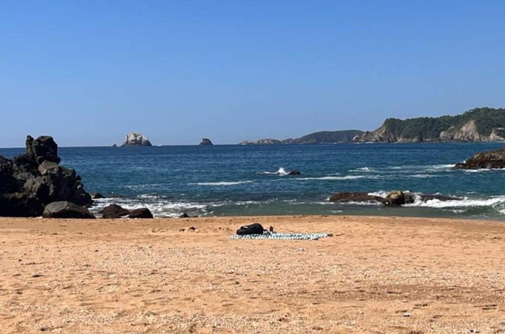 Playa Zipolite en el Estado de Oaxaca