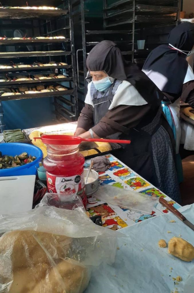 Preparación rosca de reyes