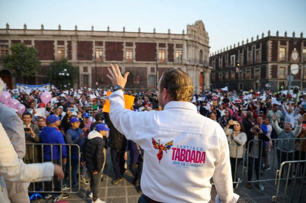 Taboada recibe apoyo de comerciantes de la Magdalena Contreras