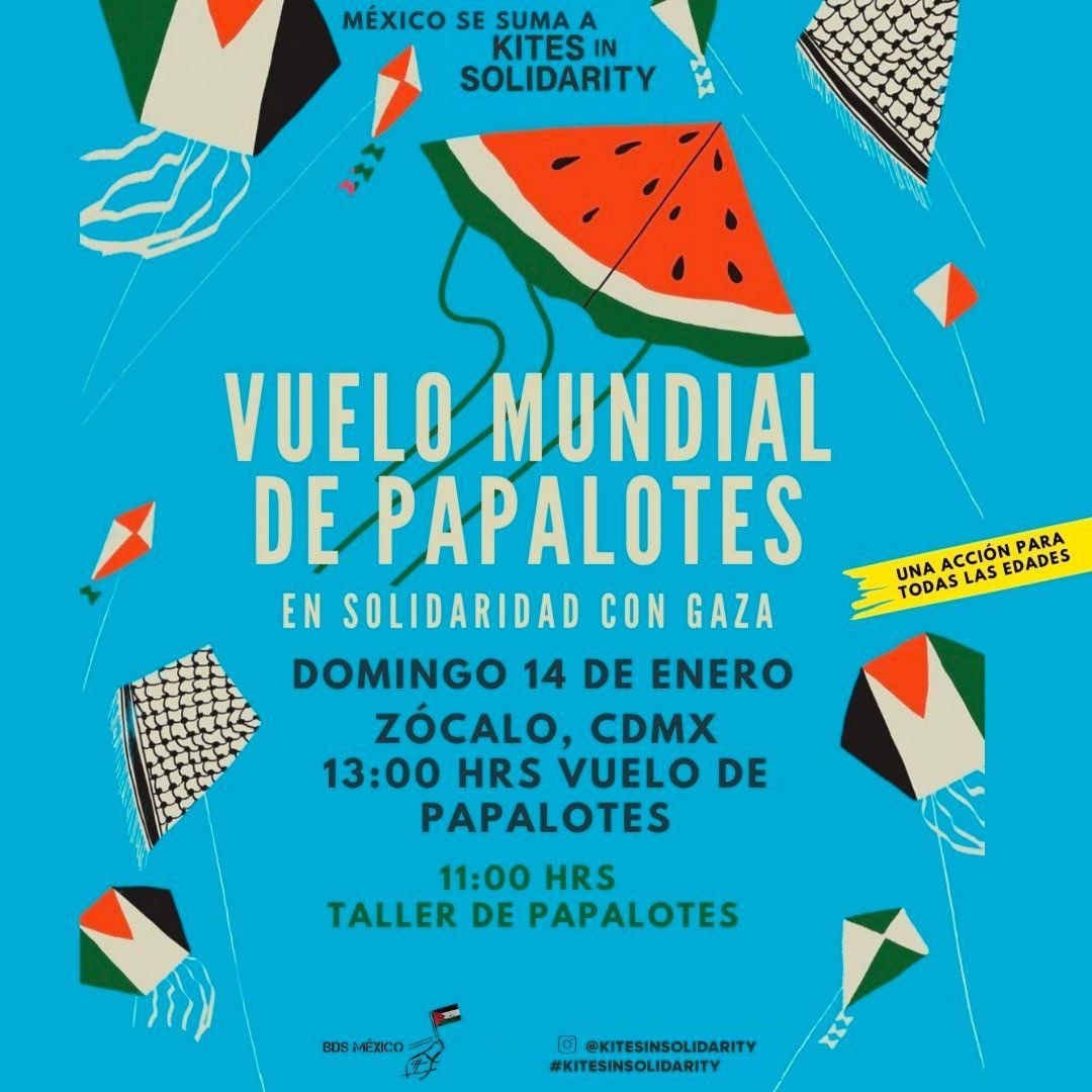 Vuelo Mundial de Papalotes en el Zócalo de la CDMX