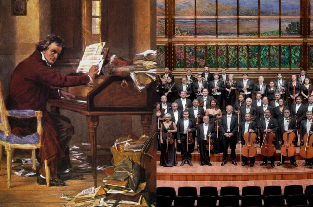La Orquesta Sinfónica de México concierto la 9a sinfonía de Beethoven en el Auditorio Nacional