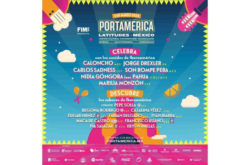 La FIM Guadalajara presenta PortAmérica, una experiencia gastronómica musical para crear comunidad.