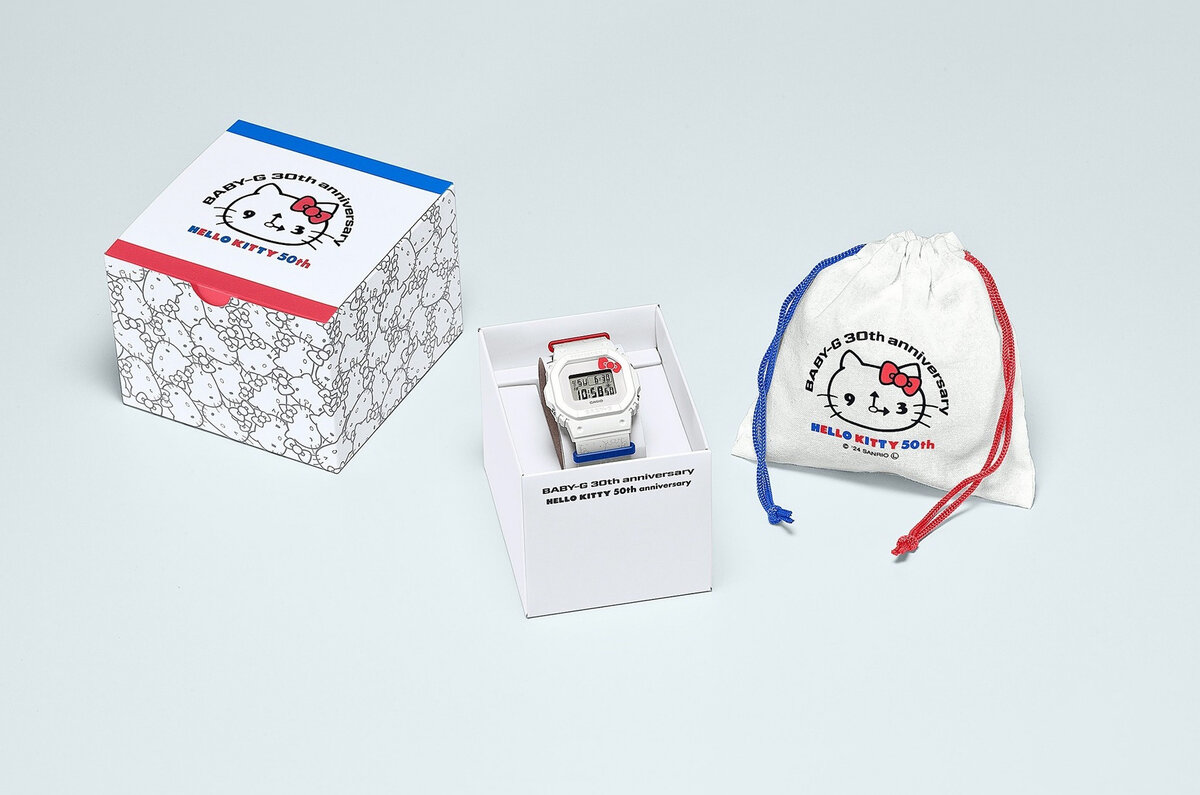 Casio celebra el 50 aniversario de Hello Kitty con un modelo especial BABY-G