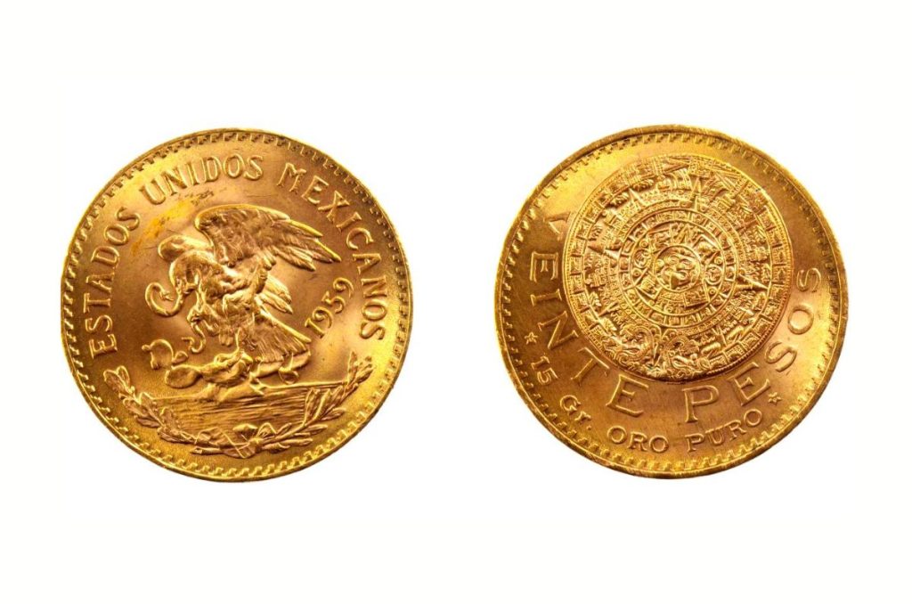 Moneda Azteca de 20 pesos