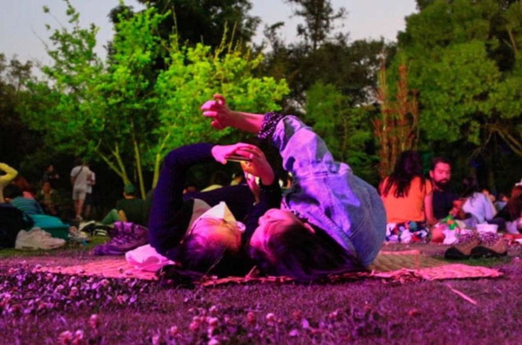 picnic nocturno de San Valentín