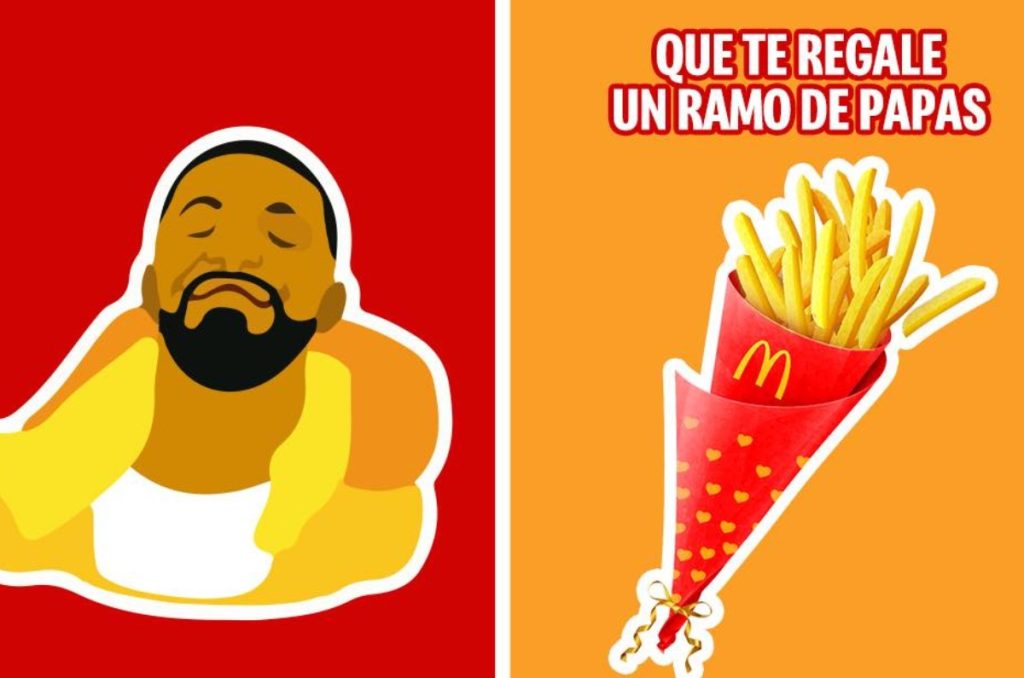 Ramo de papas fritas McDonald's 