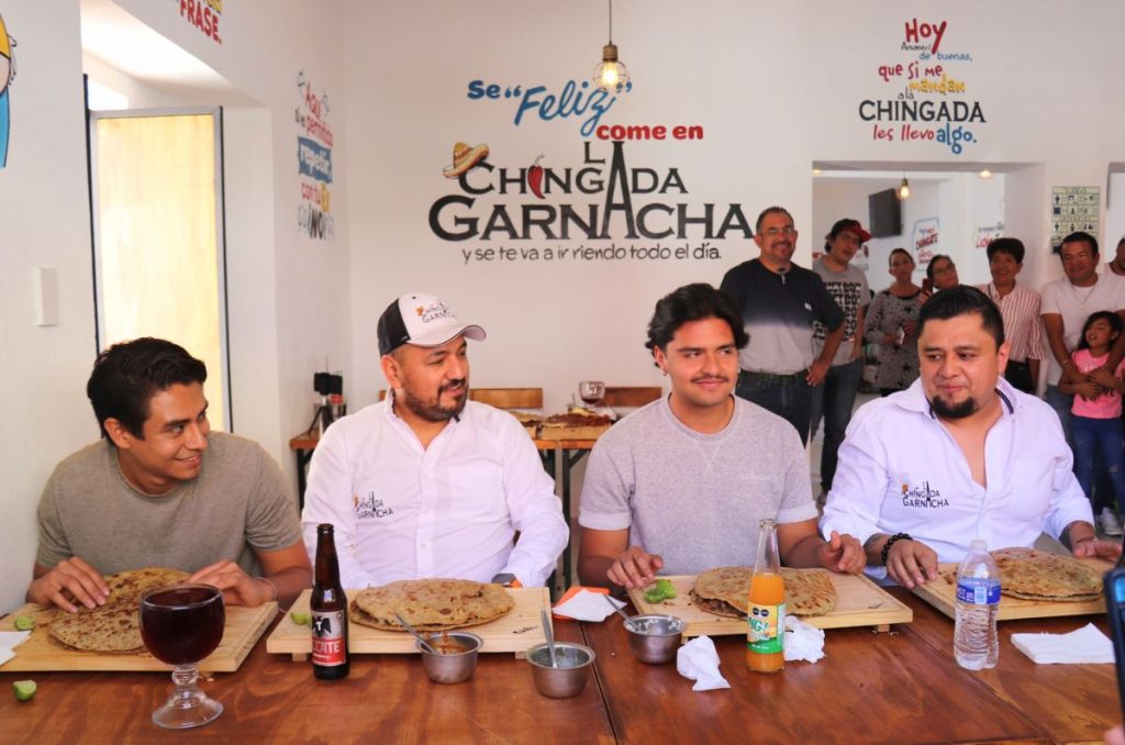 reto de comida en La Chingada Garnacha
