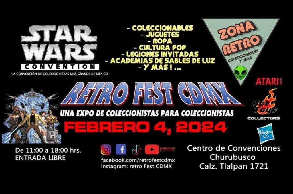 retro fest star wars cdmx 