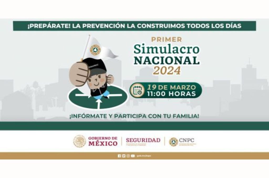 Primer simulacro nacional 2024