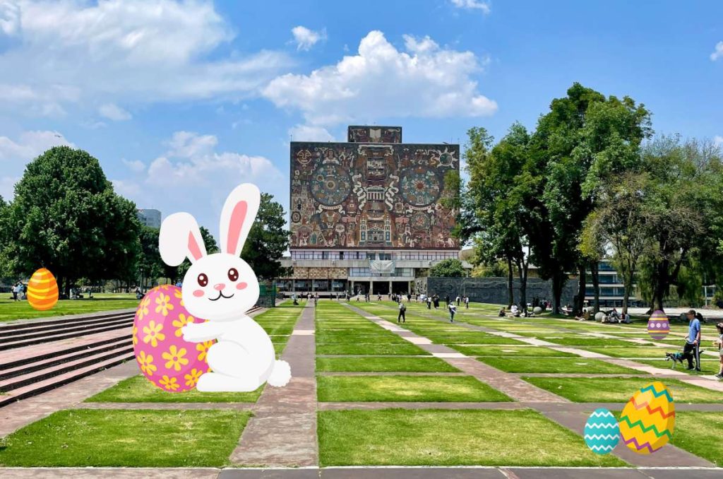 Captura pintorescos huevos de pascua en Ciudad Universitaria ¡GRATIS!