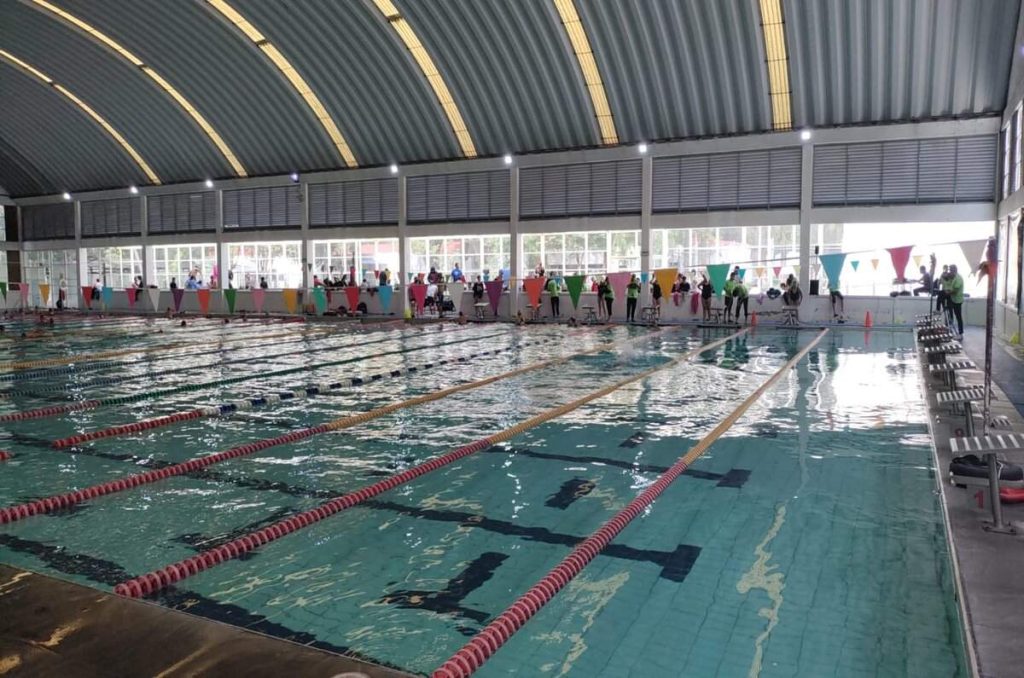 Clases de natación alberca Deportivo Magdalena Mixhuca