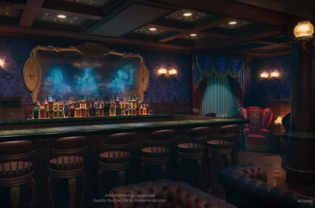 the haunted mansion bar