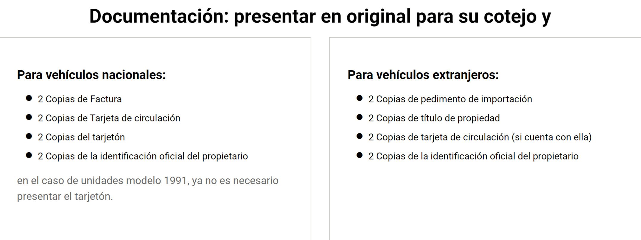 requisitos CIITEC para las placas de vehículo antiguo en CDMX