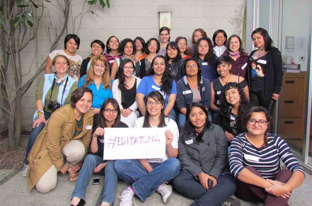 Editatona, borrando las brechas de género en Wikipedia desde la UNAM