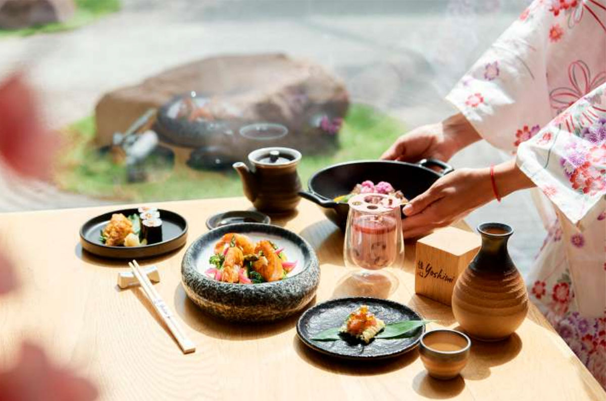 El menú de primavera inspirado en Hanami Sakura, lo encuentras en Yoshimi