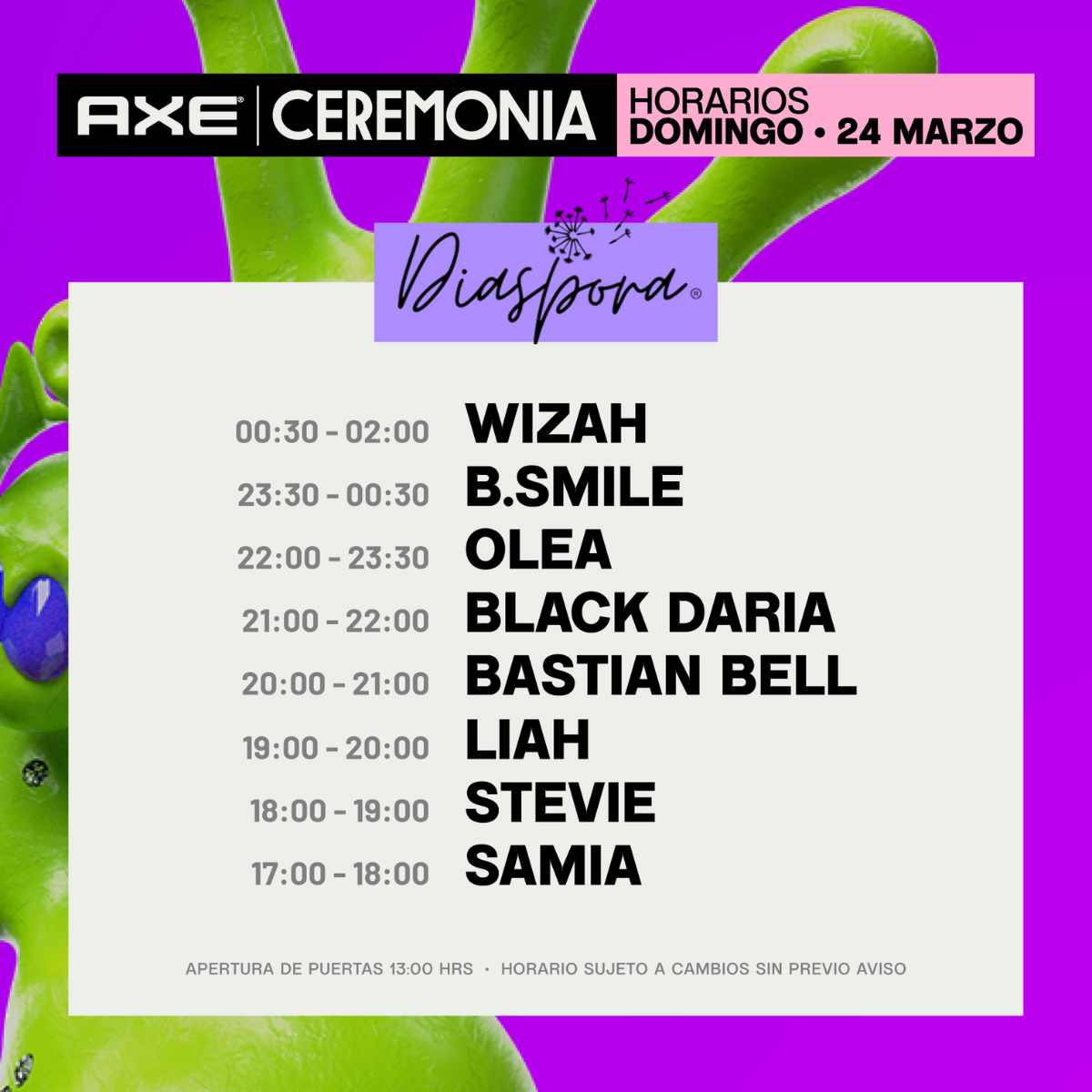 FOTO: AXE CEREMONIA