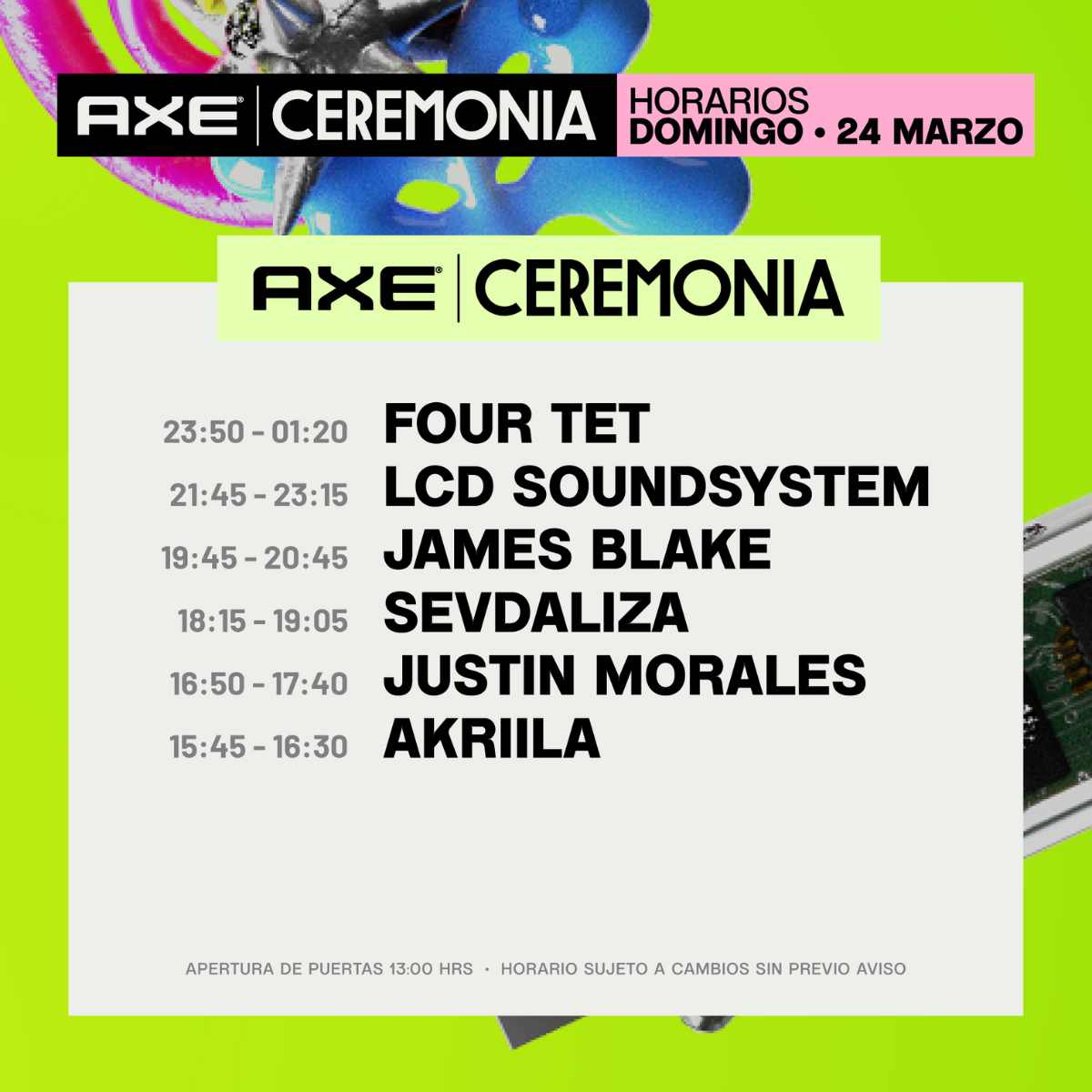 FOTO: AXE CEREMONIA