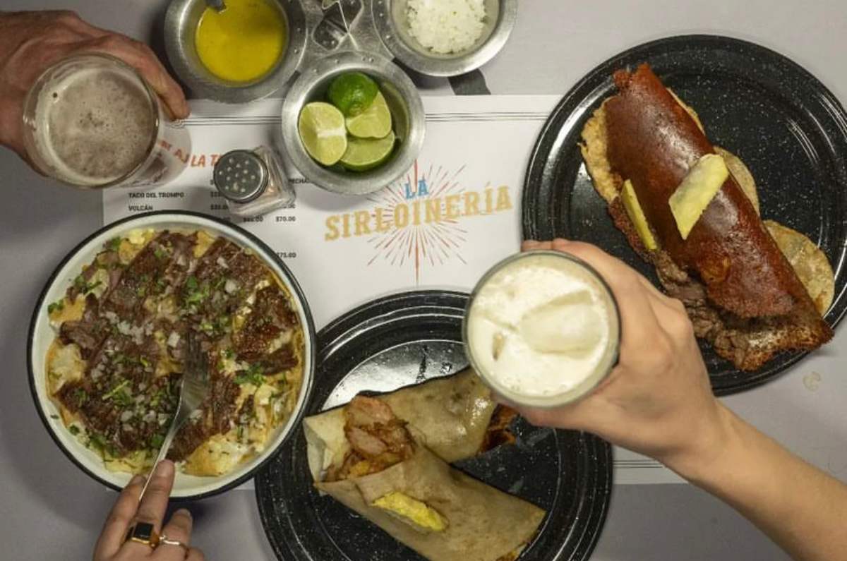 La Sirloinería: taquitos de sirloin y chelas en la Juárez