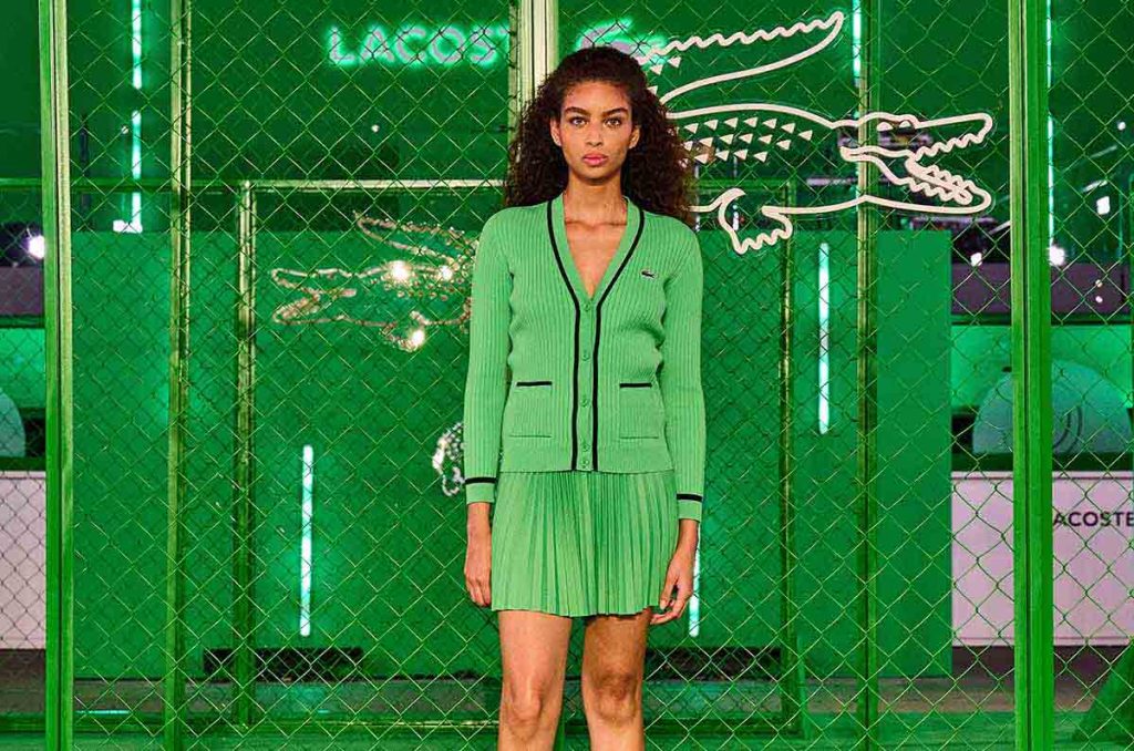 Lacoste Spring Summer 2024: inspirada en la fusión de moda urbana, estética deportiva y french fashion sport.