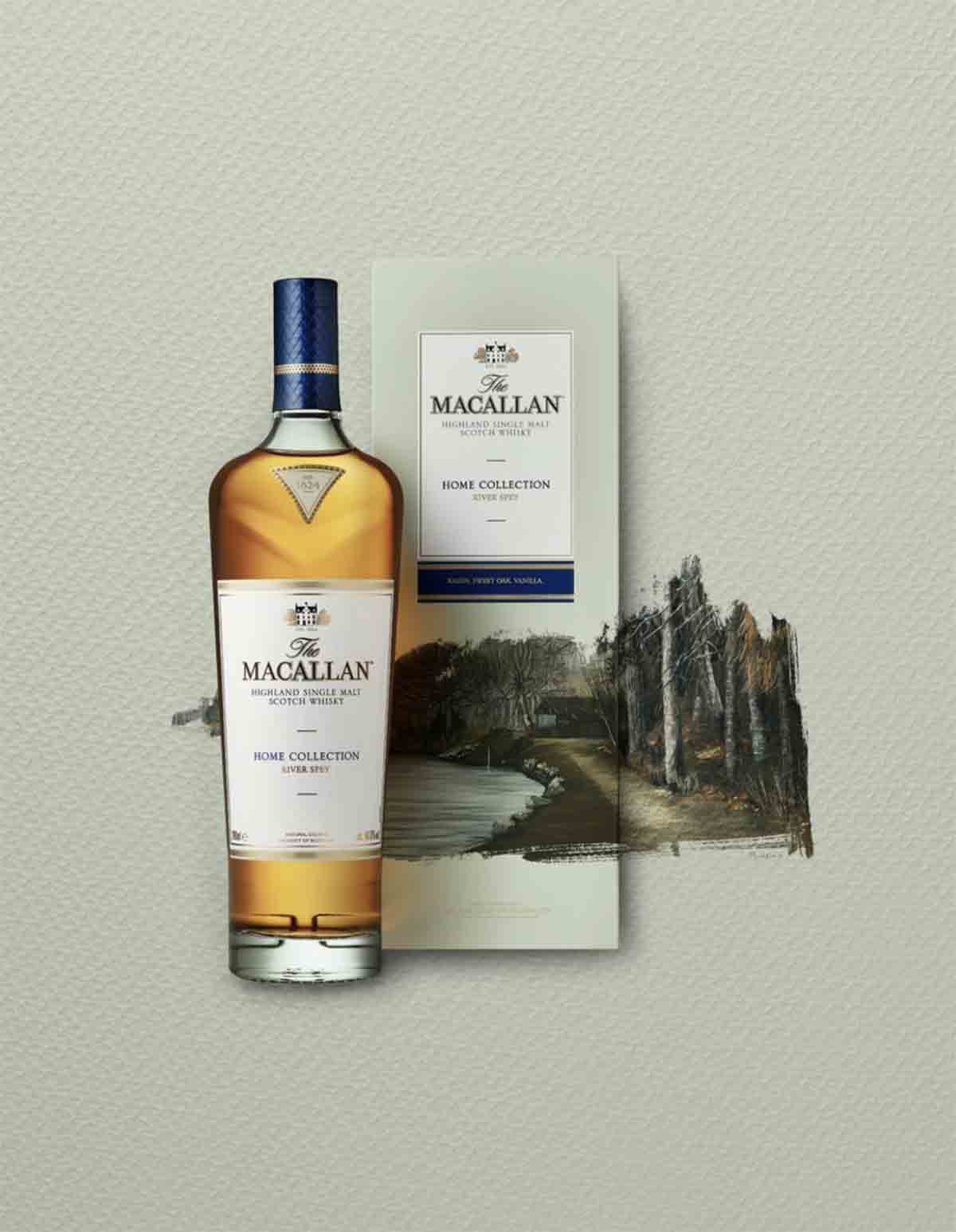 The Macallan presenta Home Collection, River Spey, una edición limitada inspirada en la belleza del Río Spey.