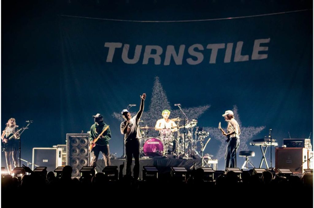 Turnstile en concierto CDMX