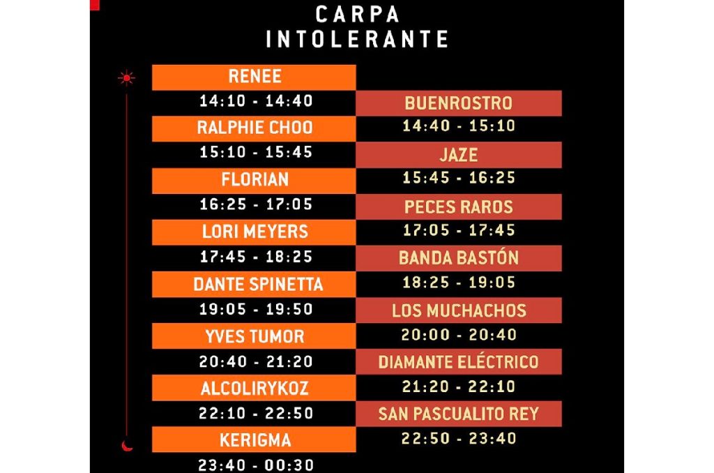 Vive Latino 2024 carpa intolerante domingo