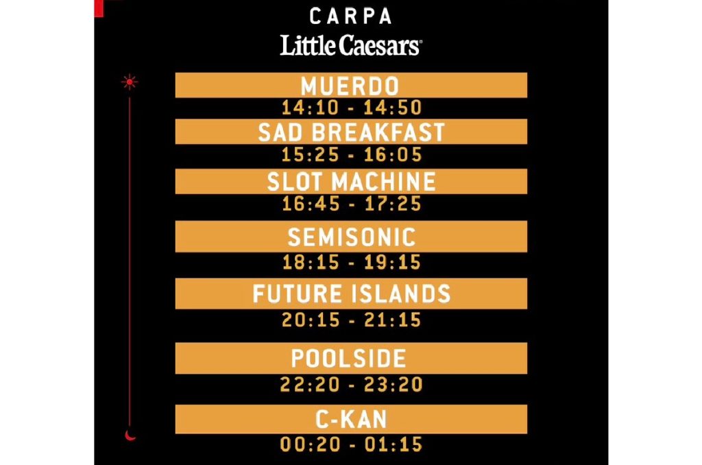 Vive Latino 2024 carpa little caesars domingo