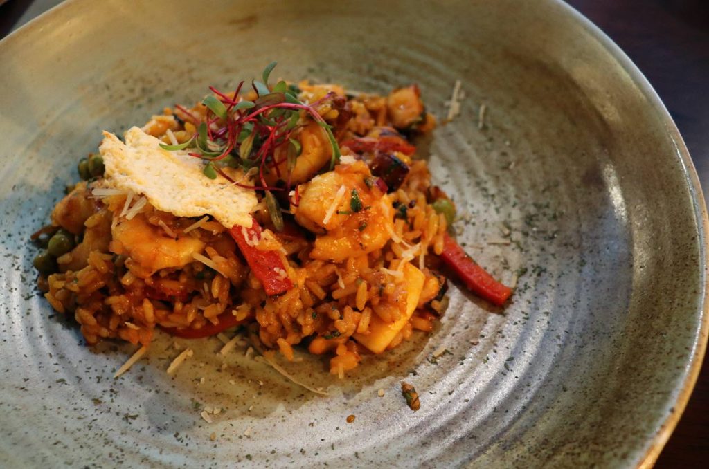 Arroz con mariscos Taypá