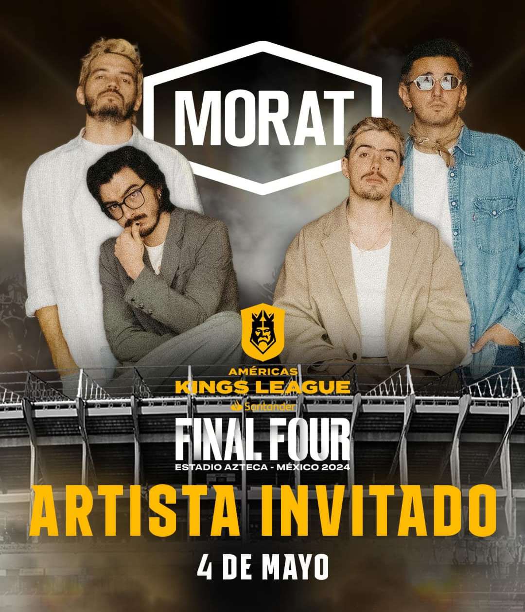 Carín León y Morat se presentarán en la Américas Kings League