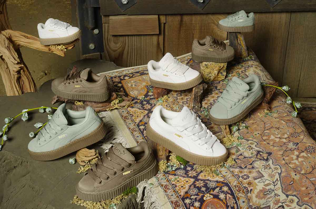 Fenty x Puma Creeper Phatty: los tenis de Rihanna inspirados en el medio ambiente