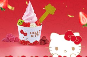Hay un helado de Hello Kitty para celebrar sus 50 años, acá lo consigues
