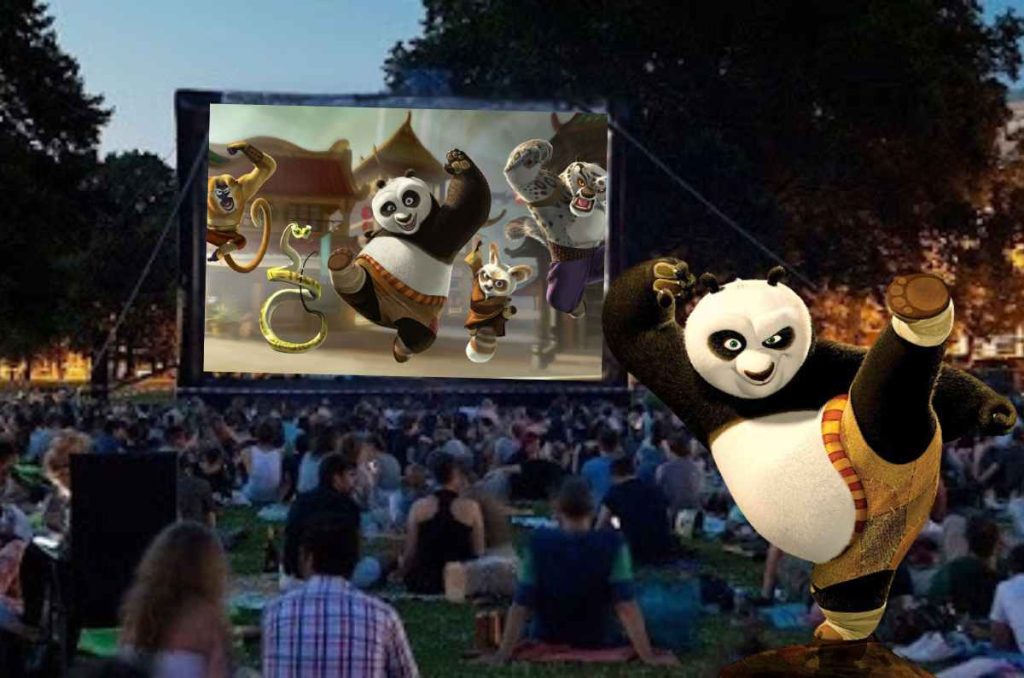 picnic nocturno kung fu panda