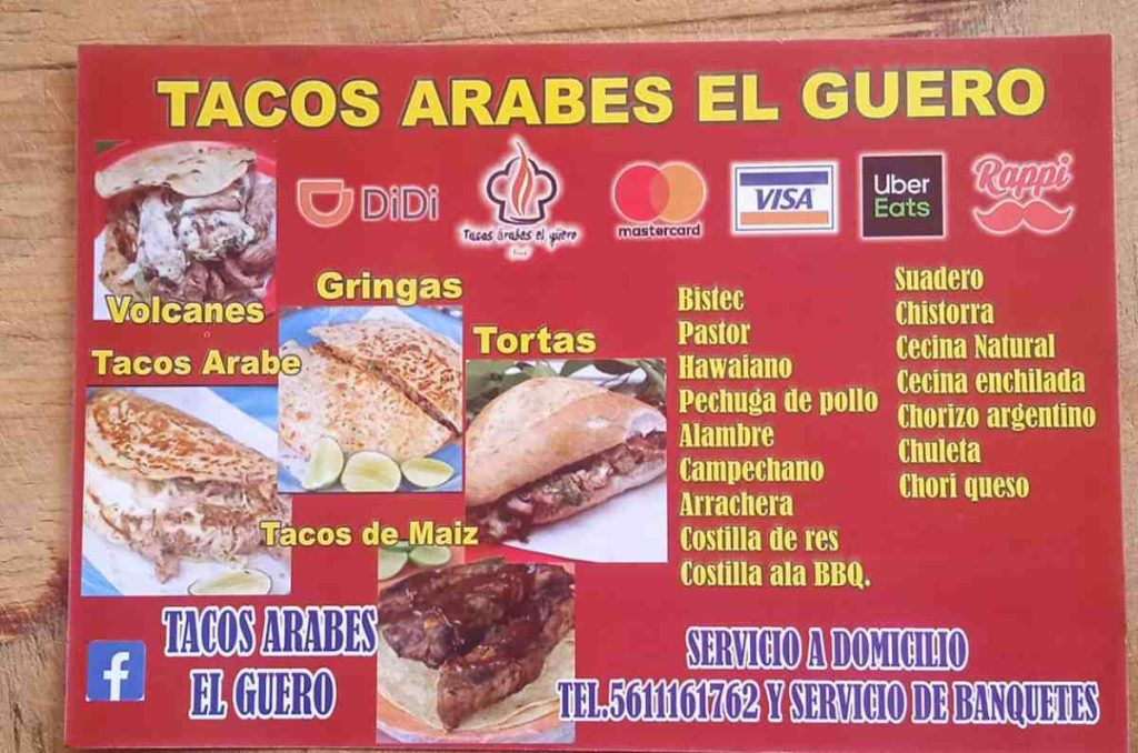 Acompáñanos a conocer los Tacos Árabes el Güero y todo lo que tienen.