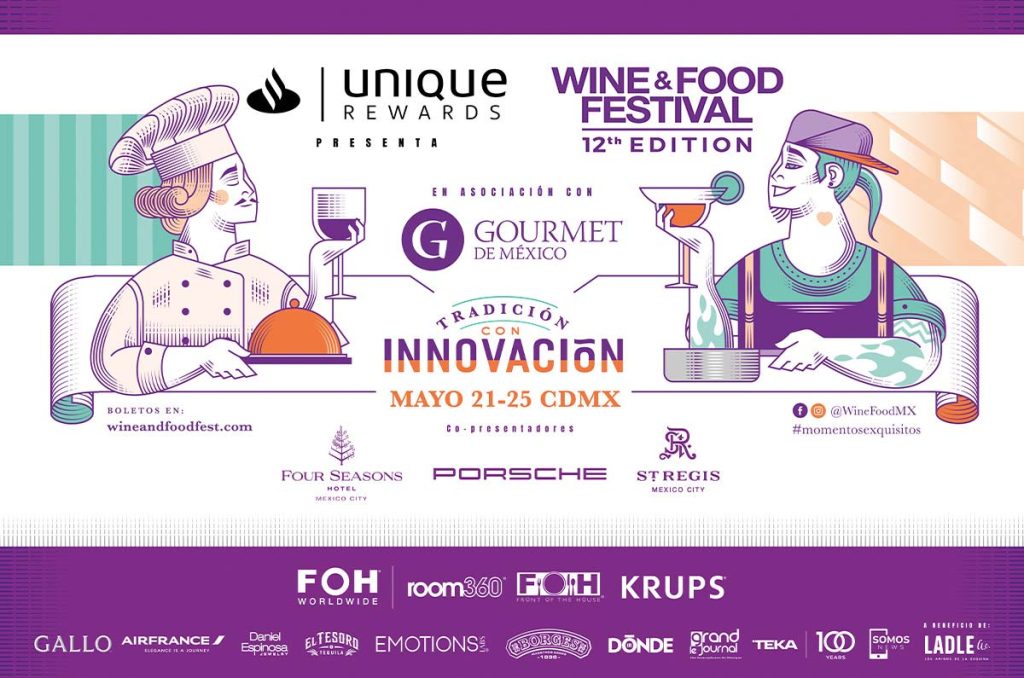 Este es el evento gastronómico más grande y esperado de la CDMX: Wine & Food Festival