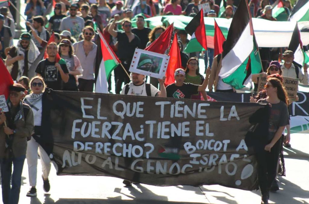 actividades en apoyo a palestina CDMX