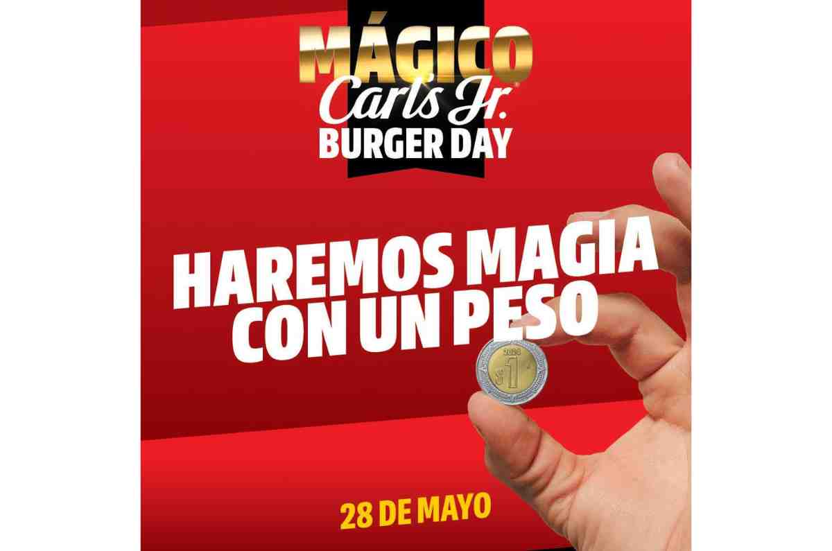 2. Hamburguesas a $1 en Carls Junior